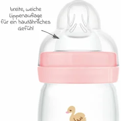 PP-Flasche Easy Start Anti-Colic 260 ml - Ente - Rosa