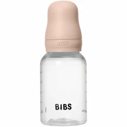 PP-Flasche 2er Pack Baby Bottle Round 150 ml + Silikon-Trinksauger - Blush
