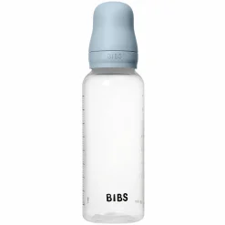 PP-Flasche 2er Pack Baby Bottle Round 270 ml + Silikon-Trinksauger - Baby Blue