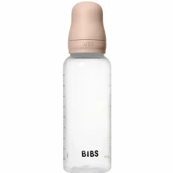 PP-Flasche 2er Pack Baby Bottle Round 270 ml + Latex-Trinksauger - Blush