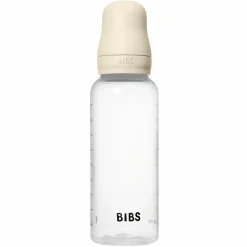 PP-Flasche 2er Pack Baby Bottle Round 270 ml + Silikon-Trinksauger - Ivory