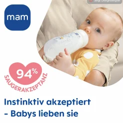 PP-Flasche 2er Pack Easy Active Baby Bottle 270 ml - Silikon Gr. 1 - Biene & Igel