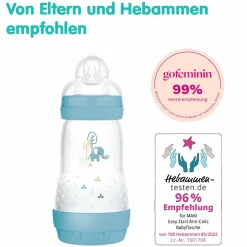 PP-Flasche 2er Pack Easy Start Anti-Colic 260 ml - Blau