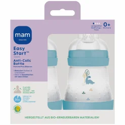 PP-Flasche 2er Pack Easy Start Anti-Colic 160 ml - Blau