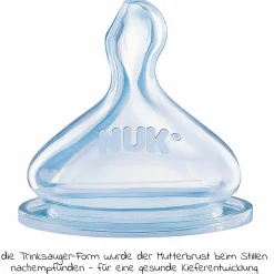 PP-Flasche 3er Pack First Choice Plus 300 ml + Silikon-Sauger Gr. M - Temperature Control - Blau