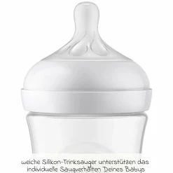 PP-Flasche 2er Pack Natural Response 260ml + Silikon-Sauger 1M+