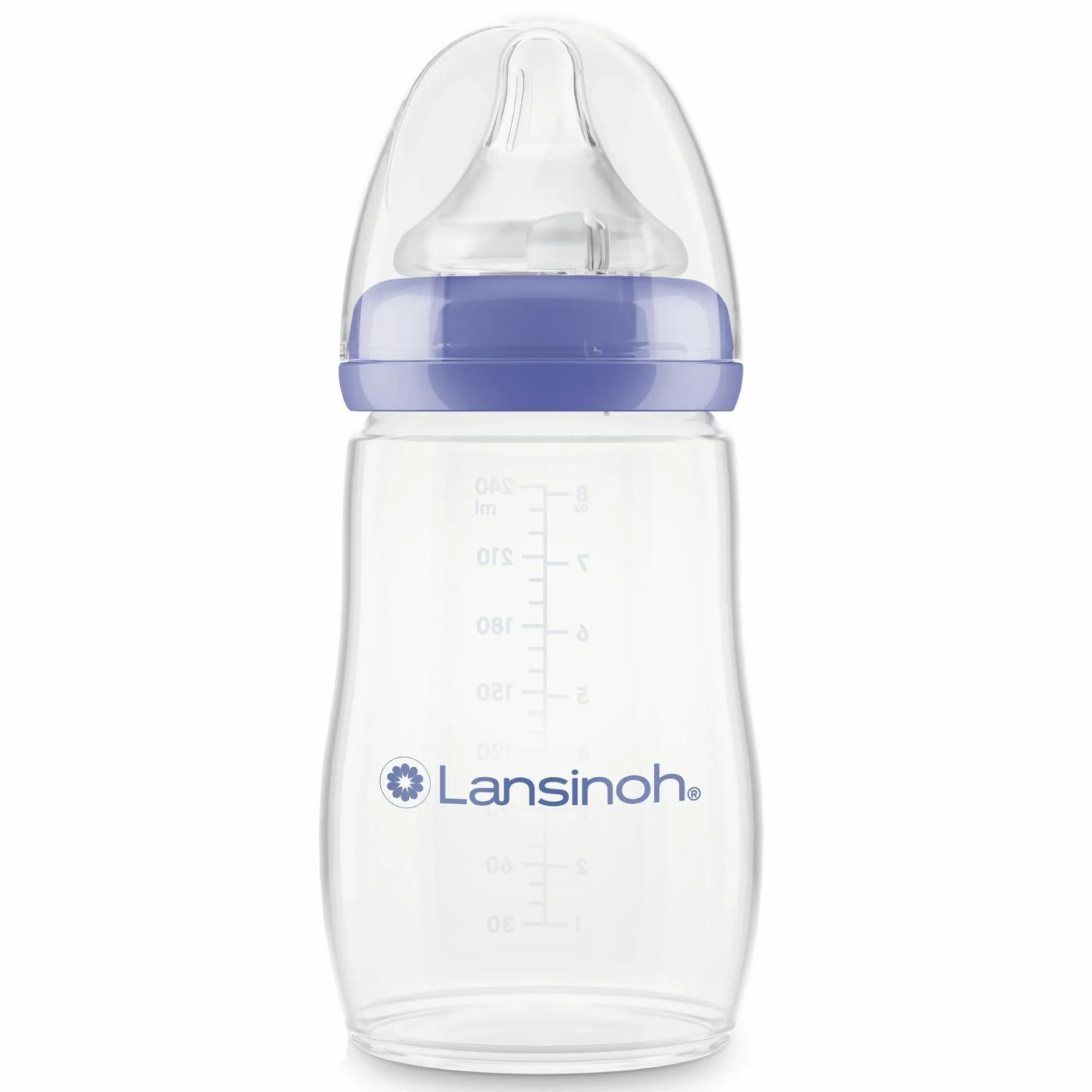 PP-Flasche 240ml mit Natural Wave® Trinksauger Gr. M