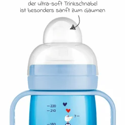 PP-Flasche Trainer + 220 ml - Blau