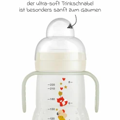 PP-Flasche Trainer + Night 220 ml - Beige