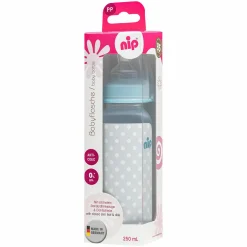 PP-Flasche Trendy 250 ml - Silikon Gr. 1 M - Blau