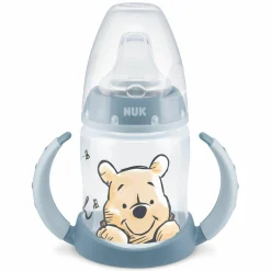 PP-Trinklernflasche First Choice Plus 150 ml + Silikon-Tülle - Temperature Control - Disney Winnie Pooh - Blau
