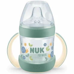 PP-Trinklernflasche for Nature 150 ml + Silikon-Trinktülle - Grün