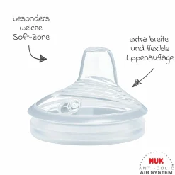 PP-Trinklernflasche for Nature 150 ml + Silikon-Trinktülle - Grün