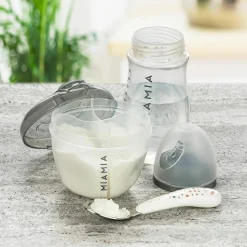 Premium PP-Flaschen-Set Natural 11-tlg. - 6 Babyflaschen + Flaschenbürste + Milchpulverportionierer + 3 Spucktücher