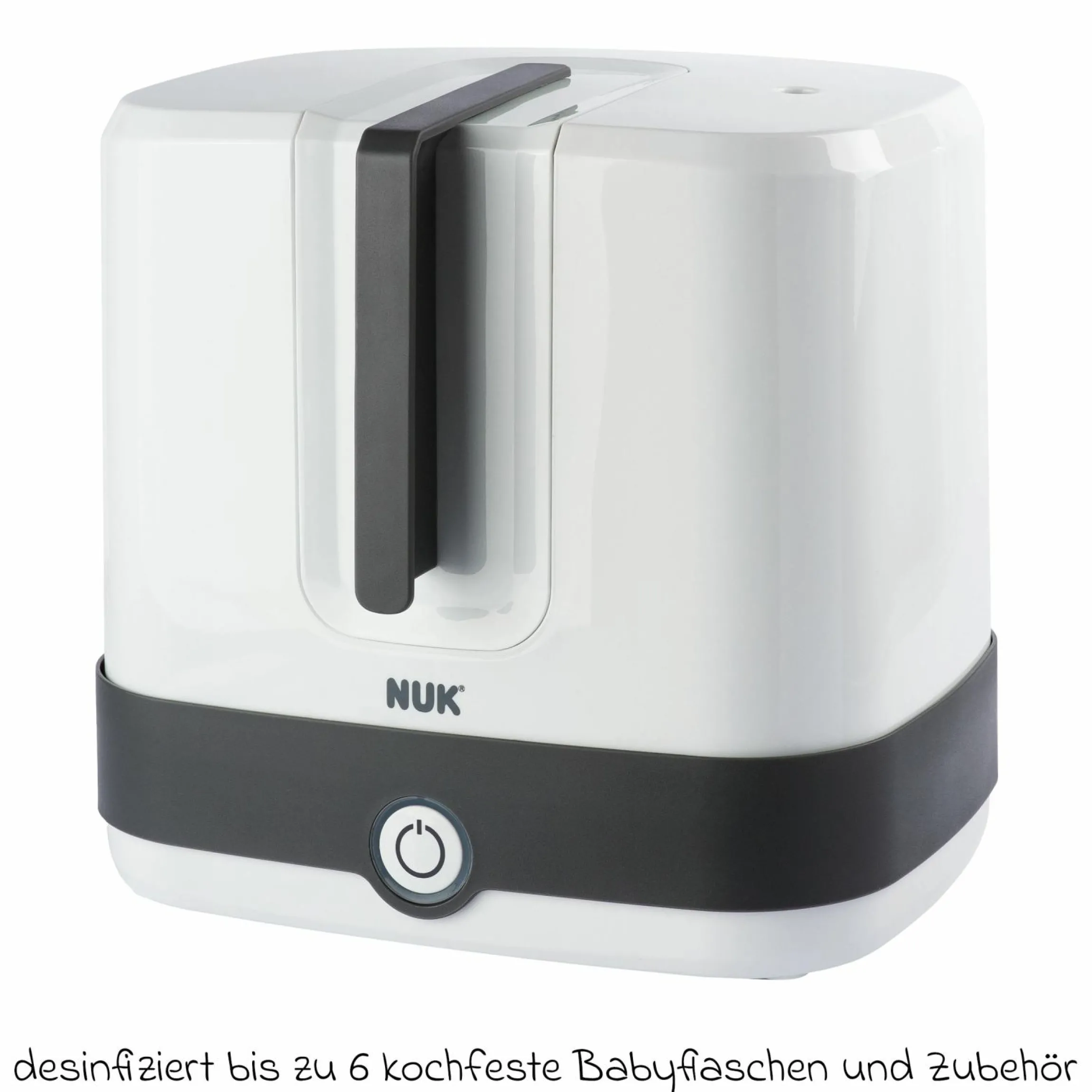 Premium Starter-Set 10-tlg. - Dampfsterilisator Vario Express + 6 PP-Flaschen Perfect Match + 3 Spucktücher - Regenbogen - Weiß