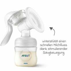 Premium Still-Set Basic 12-tlg. - Handmilchpumpe + 2 Babyflaschen + 5 Mehrwegbecher + 1 Flaschenbürste + 3 Spucktücher