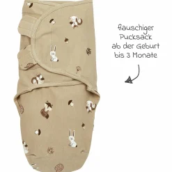 Pucksack - Forest Animals - Sand - Gr. 0-3 Monate