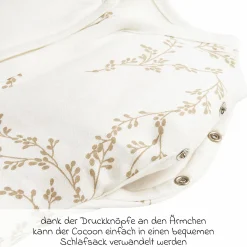 Pucksack / Schlafsack 2in1 Cocoon - Branches - Sand - Gr. 4-8 Monate