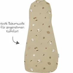 Pucksack / Schlafsack 2in1 Cocoon - Forest Animals - Gr. 4-8 Monate