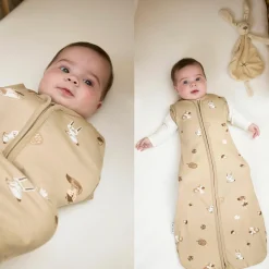 Pucksack / Schlafsack 2in1 Cocoon - Forest Animals - Gr. 4-8 Monate
