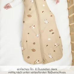 Pucksack / Schlafsack 2in1 Cocoon - Forest Animals - Gr. 4-8 Monate