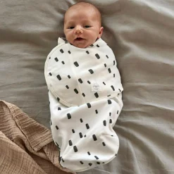 Pucksack Cozy Swaddle Bag GOTS - Bricks - Milky