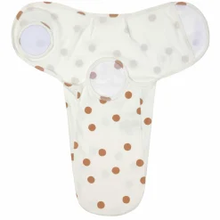 Pucksack Cozy Swaddle Bag GOTS - Big Dots - Milky