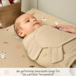 Pucksack wattiert - Sand - Gr. 0-3 Monate