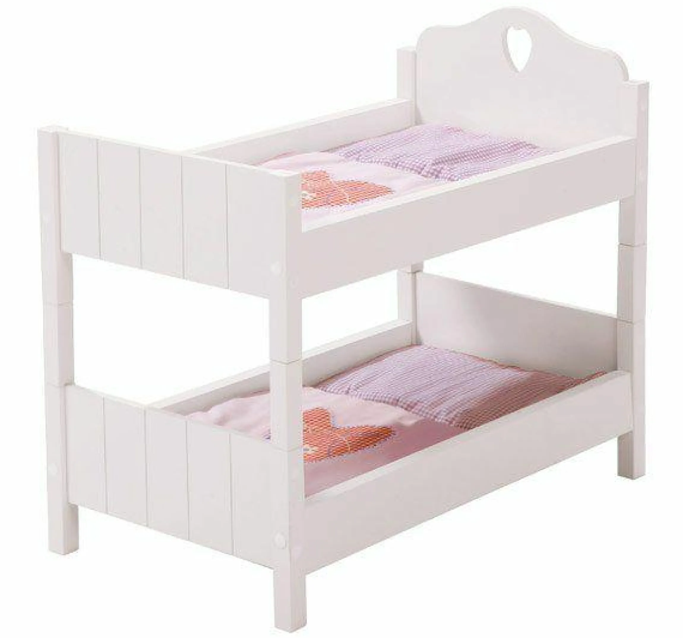 Puppen-Etagenbett Fienchen - Weiß Lila