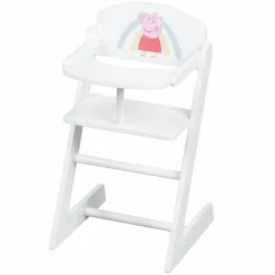 Puppenhochstuhl mit Essbrett - Peppa Pig - Weiß