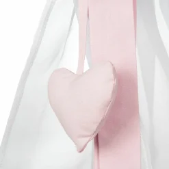 Puppen-Wiege Scarlett - Weiß Rosa