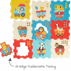 Puzzlematte 18-tlg. - Tierzug