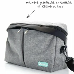 Qeridoo Tasche Organizer für den Schiebergriff - Grau