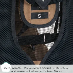 Rückentrage Adventure für Baby & Kleinkind bis 20 kg mit Sonnendach & Rucksack - Desert Beige