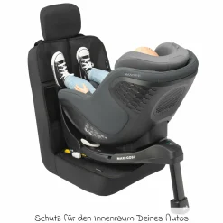 Rücksitzschoner und Polsterschutz für Babyschalen & Kindersitze - Black - Kollektion 2025