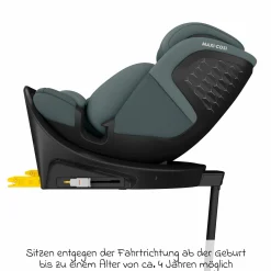 Reboarder-Kindersitz Emerald 360 S i-Size drehbar ab Geburt - 12 Jahre (40 cm - 150 cm) mit G-Cell Seitenaufpralltechnologie & Isofix-Base - Tonal Graphite - Kollektion 2025