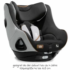 Reboarder-Kindersitz i-Harbour ab Geburt - 4 Jahre (40 cm - 105 cm) 360° drehbar - Signature - Carbon - Kollektion 2025