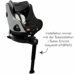 Reboarder-Kindersitz i-Harbour ab Geburt - 4 Jahre (40 cm - 105 cm) 360° drehbar - Signature - Carbon - Kollektion 2025
