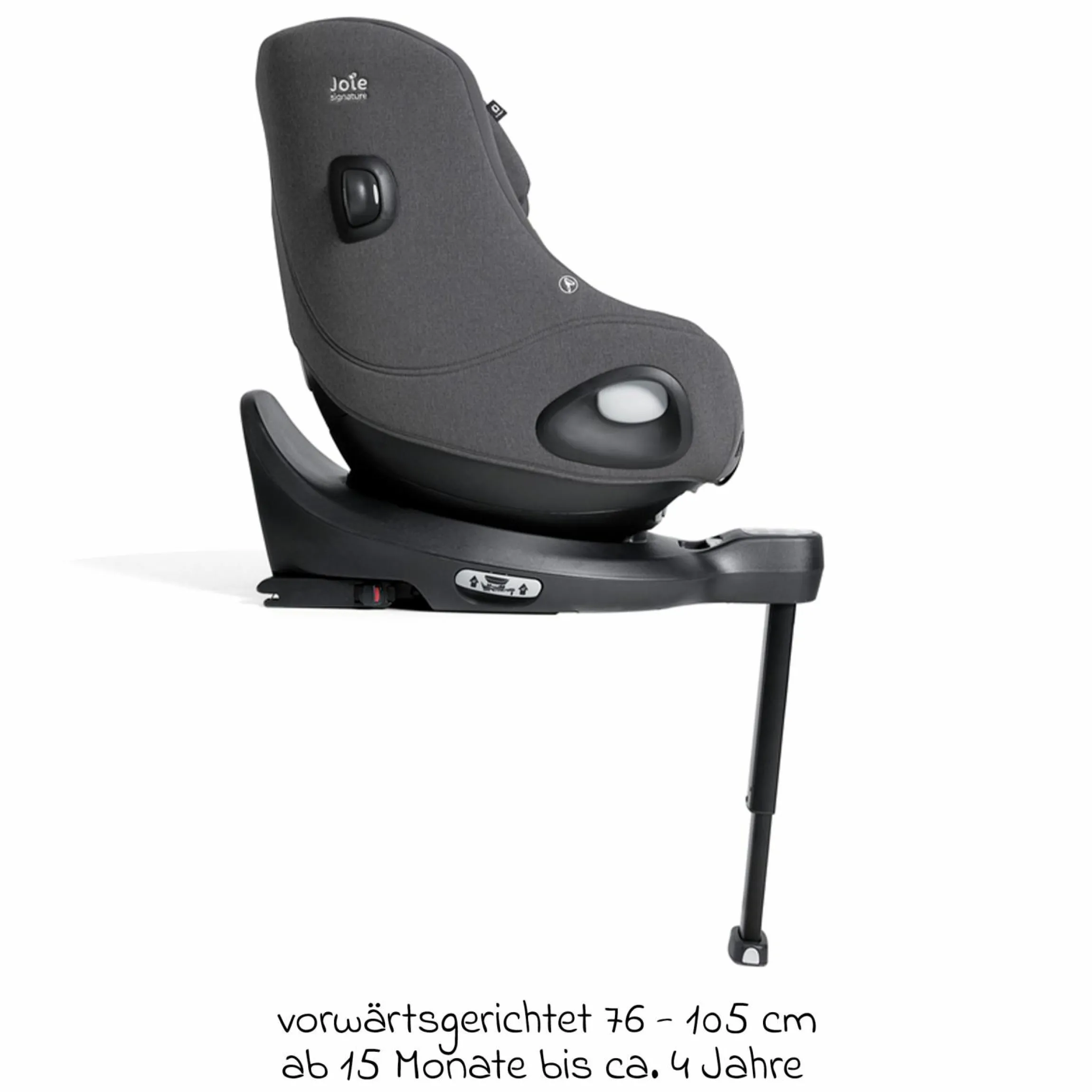 Reboarder-Kindersitz i-Harbour E i-Size 360° drehbar ab 6 Monate - 4 Jahre (61 cm -105 cm) & Sommer-Bezug aus Mesh - Signature - Ebony