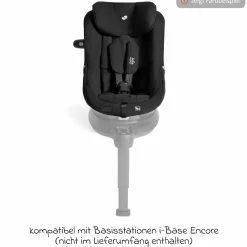 Reboarder-Kindersitz i-Harbour E i-Size 360° drehbar ab 6 Monate - 4 Jahre (61 cm -105 cm) & Sommer-Bezug aus Mesh - Signature - Evergreen