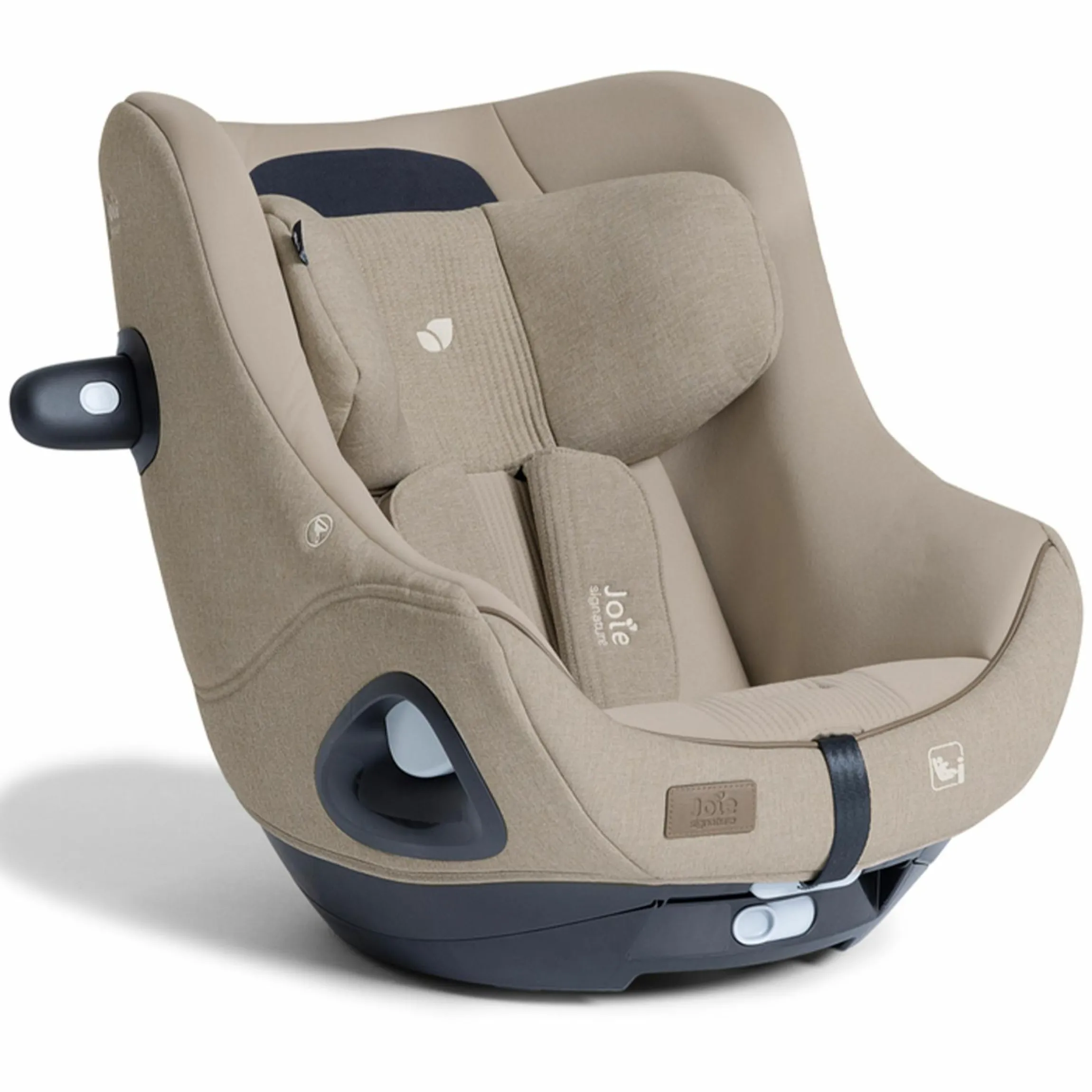 Reboarder-Kindersitz i-Harbour E i-Size 360° drehbar ab 6 Monate - 4 Jahre (61 cm -105 cm) & Sommer-Bezug aus Mesh - Signature - Sandstone