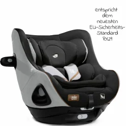 Reboarder-Kindersitz i-Harbour ab Geburt - 4 Jahre (40 cm - 105 cm) 360° drehbar - Signature - Carbon