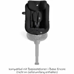 Reboarder-Kindersitz i-Harbour E i-Size 360° drehbar ab 6 Monate - 4 Jahre (61 cm -105 cm) & Sommer-Bezug aus Mesh - Signature - Eclipse