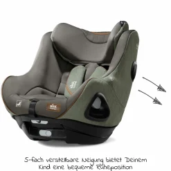 Reboarder-Kindersitz i-Harbour ab Geburt - 4 Jahre (40 cm - 105 cm) 360° drehbar - Signature - Pine