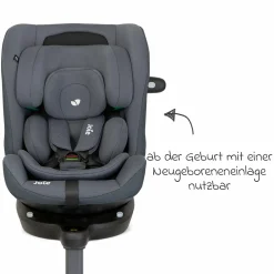 Reboarder-Kindersitz i-Pivot Grow ab Geburt - 10 Jahre (40 cm - 135 cm) mit Isofix-Basis & Sitzverkleinerer - Moonlight - Kollektion 2025