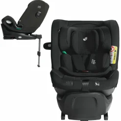 Reboarder-Kindersitz i-Spin XL i-Size 360° drehbar ab Geburt - 12 Jahre (40 cm -150 cm) inkl. Sitzverkleinerer & Isofix-Basis - Signature - Eclipse