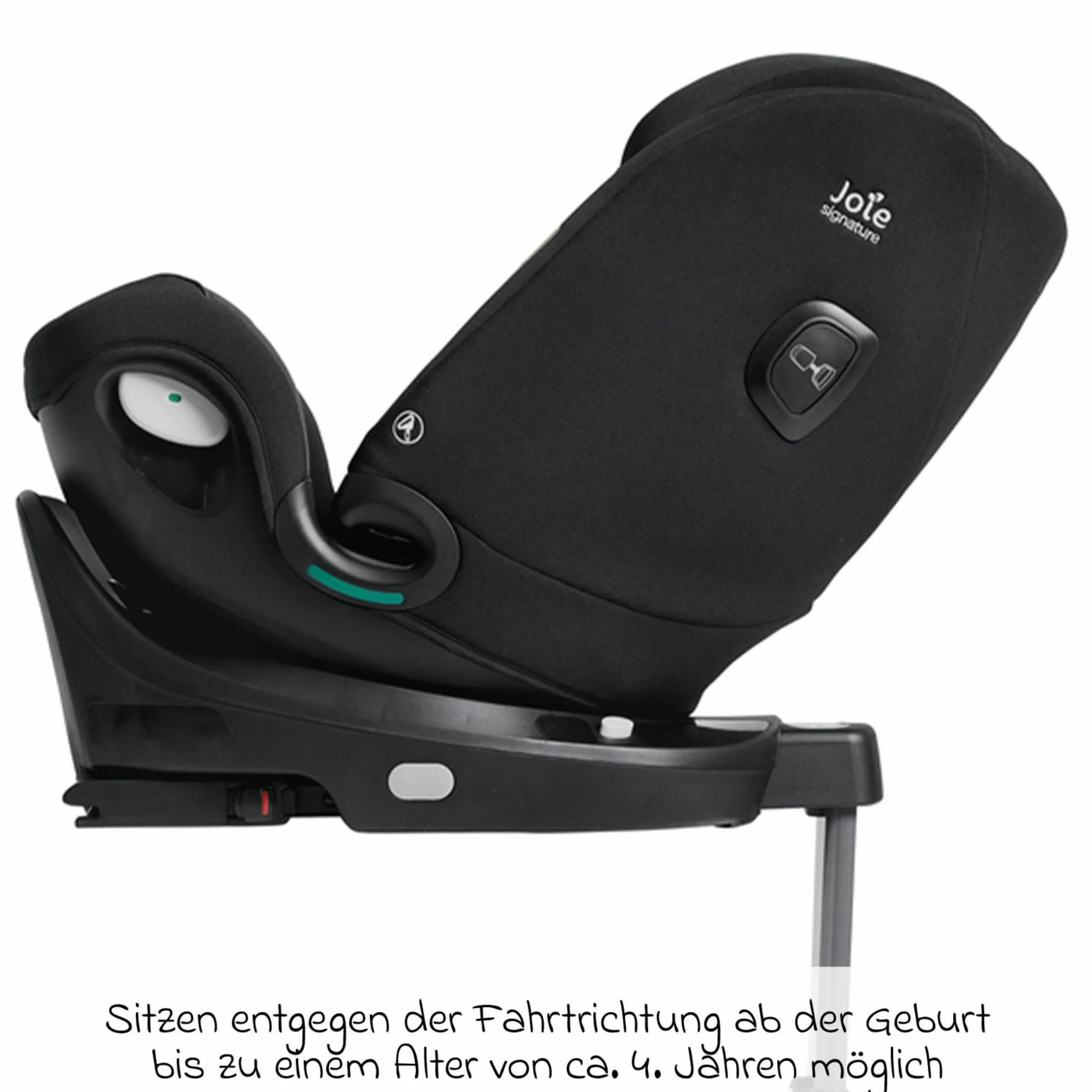 Reboarder-Kindersitz i-Spin XL i-Size 360° drehbar ab Geburt - 12 Jahre (40 cm -150 cm) inkl. Sitzverkleinerer & Isofix-Basis - Signature - Eclipse