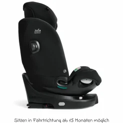 Reboarder-Kindersitz i-Spin XL i-Size 360° drehbar ab Geburt - 12 Jahre (40 cm -150 cm) inkl. Sitzverkleinerer & Isofix-Basis - Signature - Eclipse