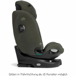 Reboarder-Kindersitz i-Spin XL i-Size 360° drehbar ab Geburt - 12 Jahre (40 cm -150 cm) inkl. Sitzverkleinerer & Isofix-Basis - Signature - Evergreen
