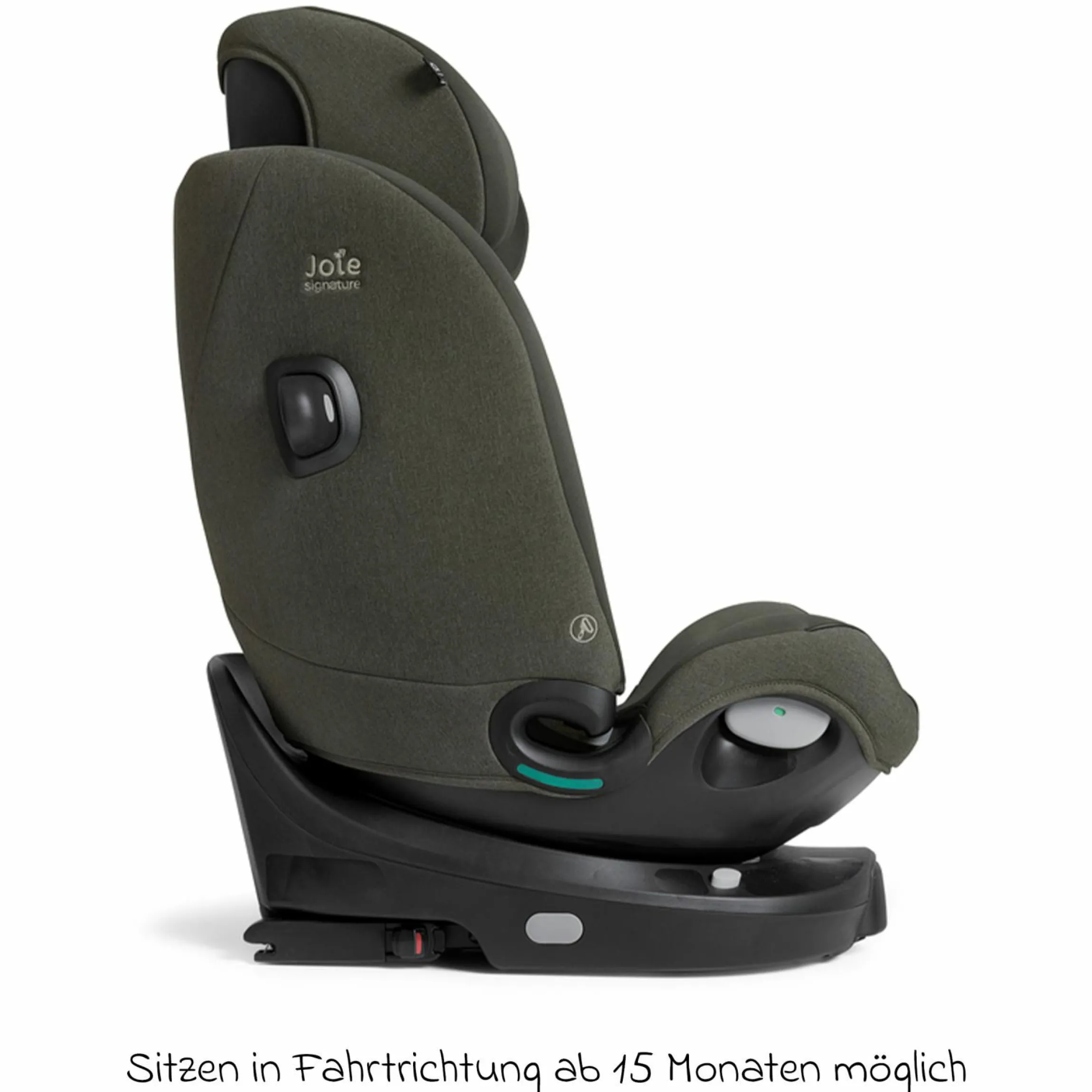 Reboarder-Kindersitz i-Spin XL i-Size 360° drehbar ab Geburt - 12 Jahre (40 cm -150 cm) inkl. Sitzverkleinerer & Isofix-Basis - Signature - Evergreen